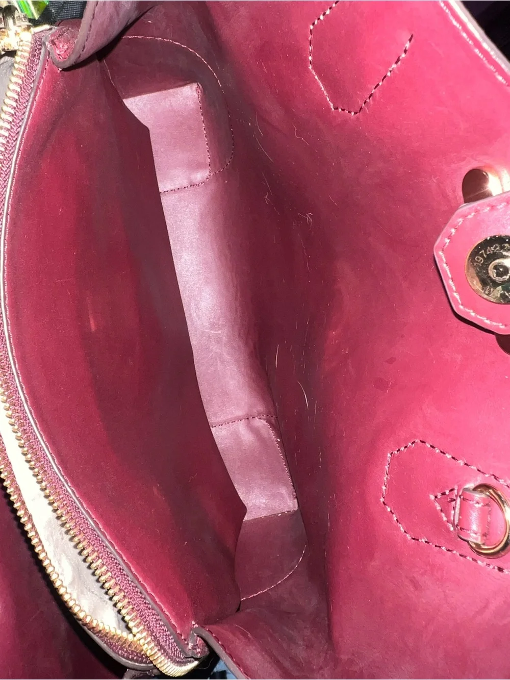 Michael Kors Mercer Gallery Medium Leather Satchel in Oxblood